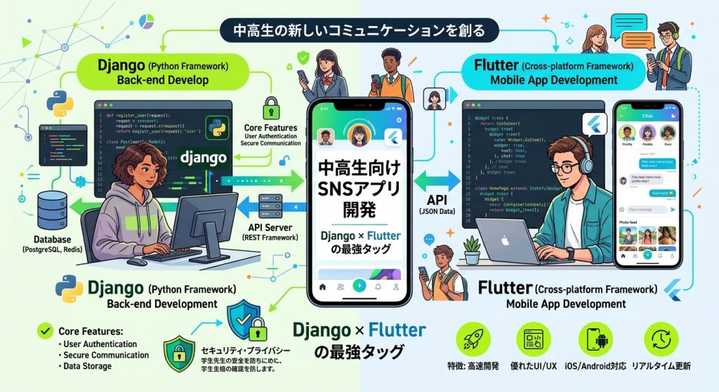 SNSアプリ開発