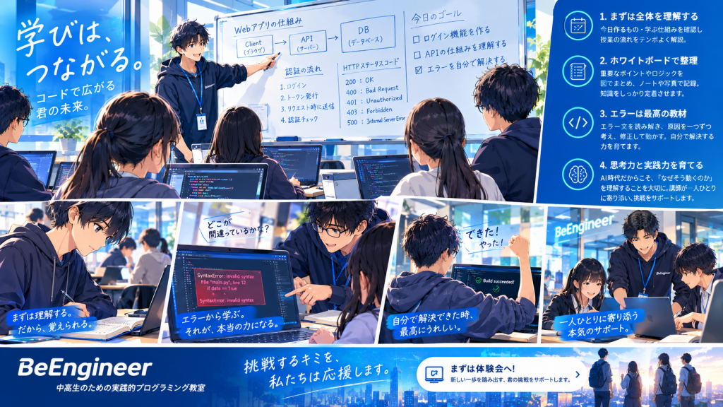 学びがつながるプログラミング教室