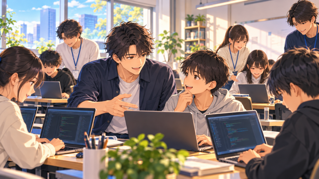 笑顔で学ぶプログラミング教室